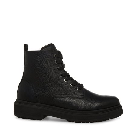 Botines Steve Madden Denalii Cuero Hombre Negras | ES ETS462